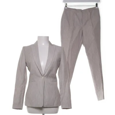 Kostym (Beige) från Reiss Polyester, Ull, Linne, Viskos
