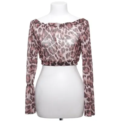 Crop top (Brown, Multicolored) from NLY Trend Elastane, Polyester