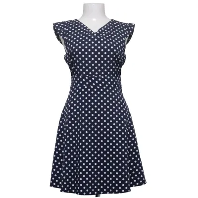 Dress (Blue, White) from Iska Polyester