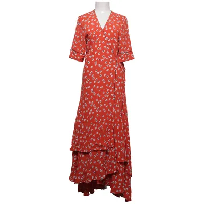 Wikkeljurk (Rood, Wit) van Ganni Viscose