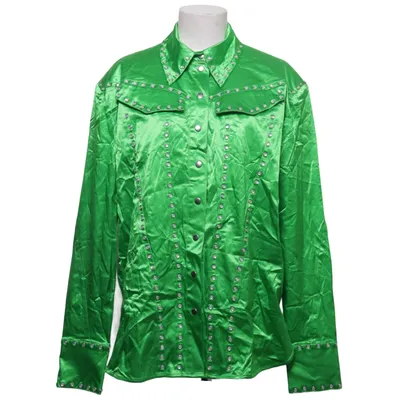 Shirt (Groen) van H&M Studio Katoen, Viscose, Elastaan