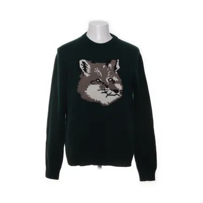 Tröja (Grön, Flerfärgad) från Maison Kitsuné Ull