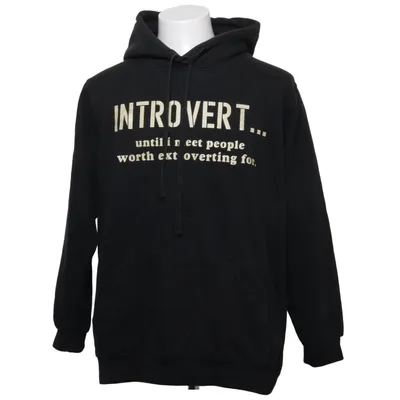Capuchon sweater (Zwart) van Uneek Katoen, Polyester