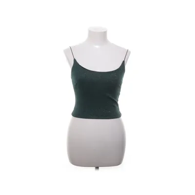 Crop top (Grön, Guldfärgad) från Bik Bok Polyester, Elastan, Polyamid