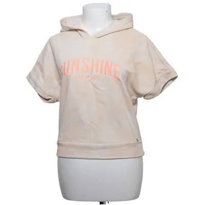 Kortærmet Hættetrøje (Beige) fra IKKS Bomuld, Polyester