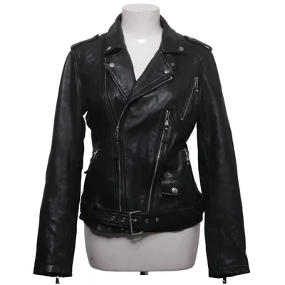 Biker jacket (Black) from Be Edgy Cotton, Elastane, Leather