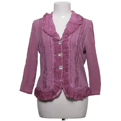 Blazer (Purple) from Biba Cotton, Elastane, Viscose