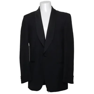 Smokingkavaj (Svart) från Oscar Jacobson Mohair, Viskos, Ull