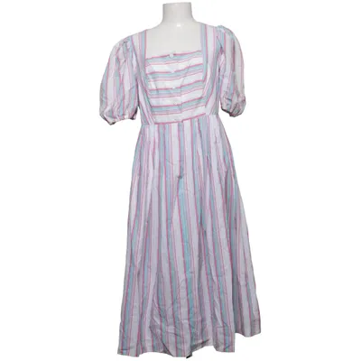 Dirndl (White, Multicolored) from Alphorn Cotton