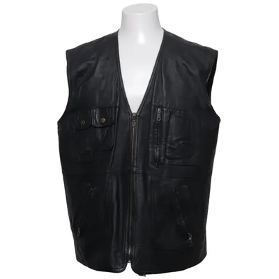 Leather vest (Black) Leather