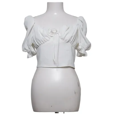Crop Top (Weiß) von SkyLar Rose Polyester