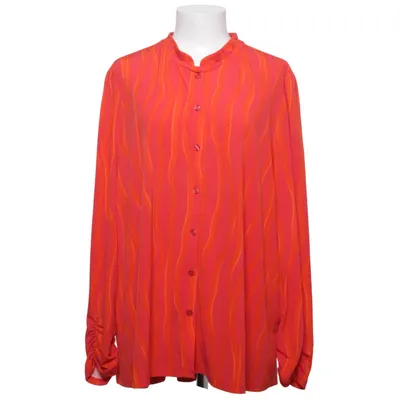 Bluse (Rot, Orange) von VA Milano Elasthan, Polyester