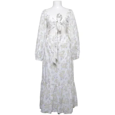 Långklänning (Vit, Flerfärgad) från ASOS Design Bomull