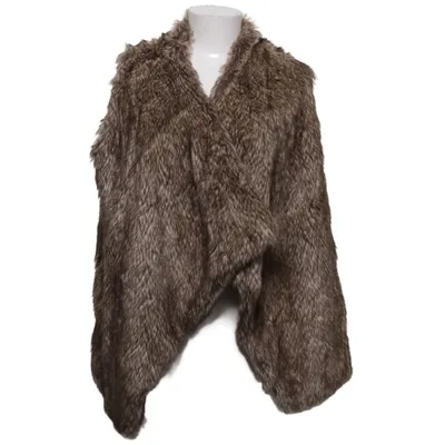 Outdoor Weste (Braun, Beige) von Zara Knitwear Acryl, Alpakawolle, Polyamid, Polyester