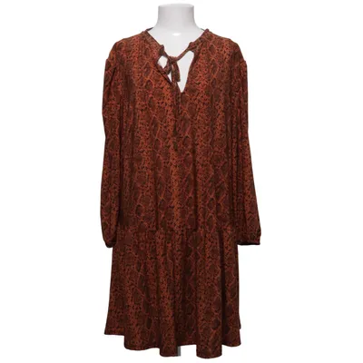 Kjole (Brun, Sort) fra Ladies Wear Elastan, Polyester