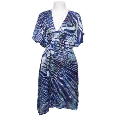 Klänning (Blå, Vit, Flerfärgad) från Säby Silke, Viskos