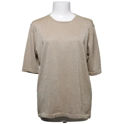 T-shirt (Guld) fra Laura Berlucchi Polyester, Silke