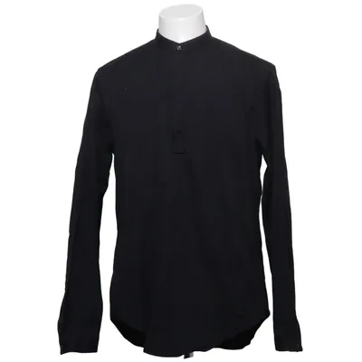 Shirt (Black) from Zara Man Cotton, Elastane, Polyamide