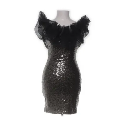 Cocktail dress (Black, Multicolored) from Divided by H&M Elastane, Polyester