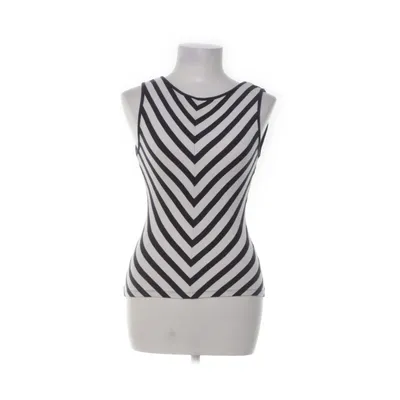 Top (Hvid, Blå) fra Karen Millen Elastan, Polyamid, Viscose