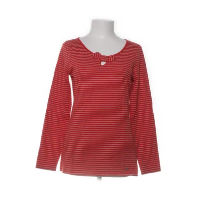 Long sleeve T-shirt (Red, White) from Organic Basics Cotton, Elastane