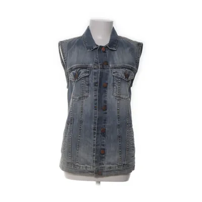 Jeansväst (Blå) från Global Bomull, Elastan