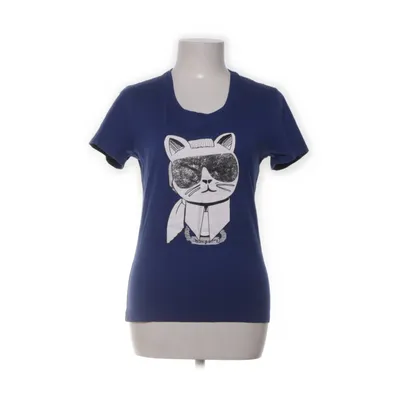 T-shirt (Blauw) van Karl Lagerfeld Katoen