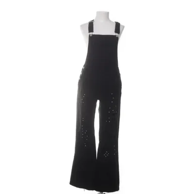 Dungarees (Black) from Rainbow Cotton, Elastane