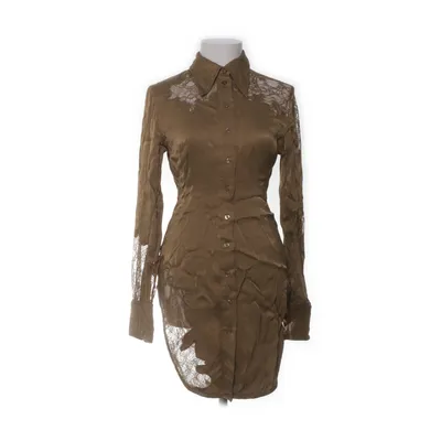 Shirt dress (Green) from H&M Studio Viscose, Polyester