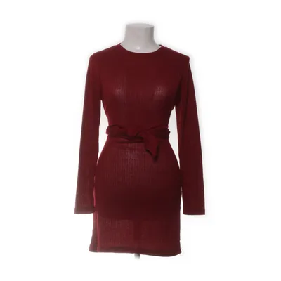 Klänning (Röd) från Shein Elastan, Polyester