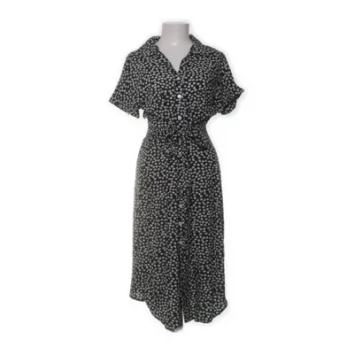 Shirt dress (Black, Multicolored) from Shein Viscose