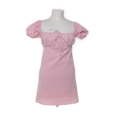 Jurk (Roze, Wit) van Zara Katoen, Elastaan, Polyester