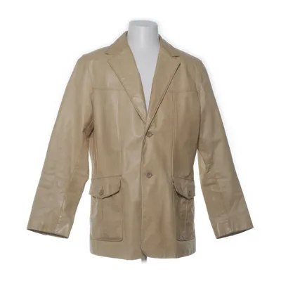Leather blazer (Beige) from East West Acetate, Nylon, Leather