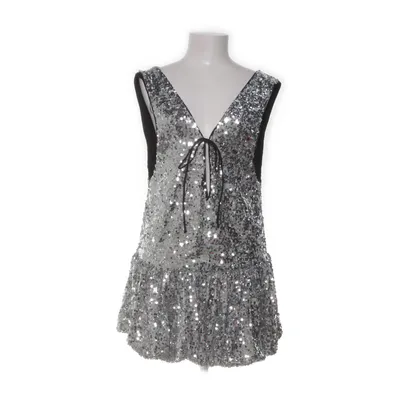 Cocktailkjole (Sølv) fra Monki Polyester, Elastan
