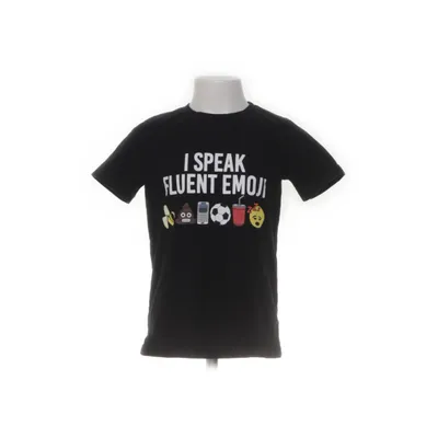 T-shirt (Svart, Flerfärgad) från Emoji Bomull