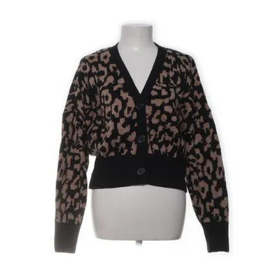 Cardigan (Black, Beige) from Visual Clothing Project Acrylic, Polyamide, Wool