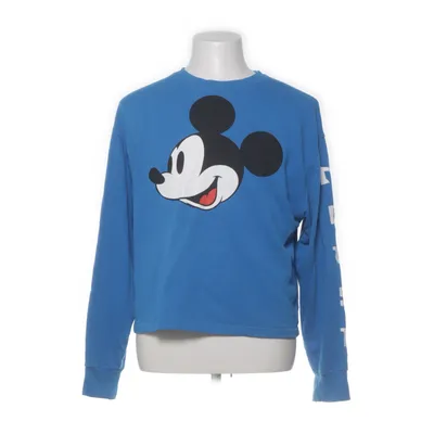 Langærmet t-shirt (Blå, Flerfarvet) fra Divided by H&M Bomuld, Polyester