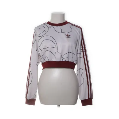 Collegetröja (Vit) från Adidas by Rita Ora Bomull, Polyester