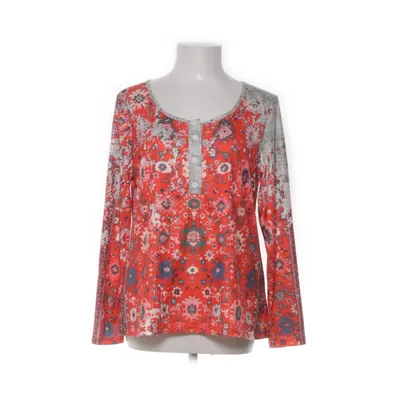 Henley shirt (Red, Multicolored) from Maria & Gabriele Cotton, Polyester