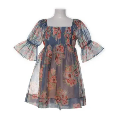 Cocktailklänning (Blå, Flerfärgad) från By Ti Mo Polyester