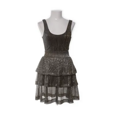 Cocktailklänning (Svart, Guldfärgad, Flerfärgad) från H&M Metallfiber, Polyester