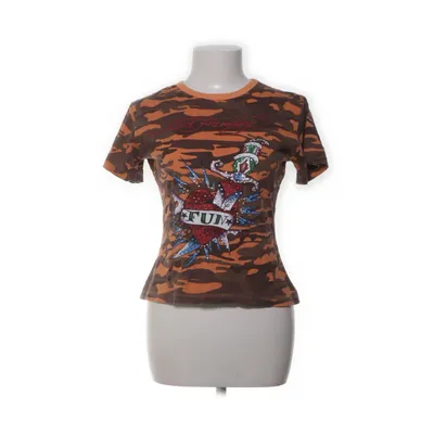 T-shirt (Orange, Brun, Flerfärgad) från Ed Hardy by Christian Audigier Bomull