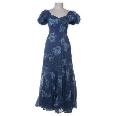 Maxi jurk (Blauw) van Free People Katoen, Viscose