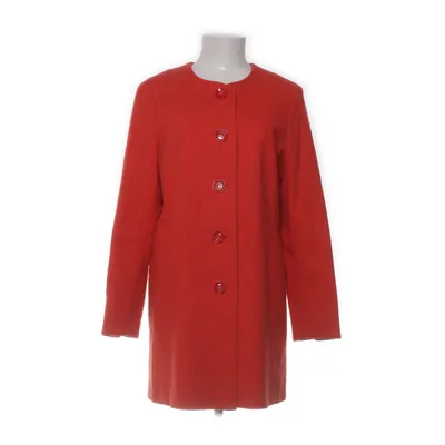 Coat (Red) from Flare Collection Cotton, Elastane, Polyester, Viscose