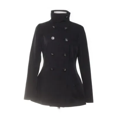 Pea coat (Black) from Petroff Cotton, Polyester