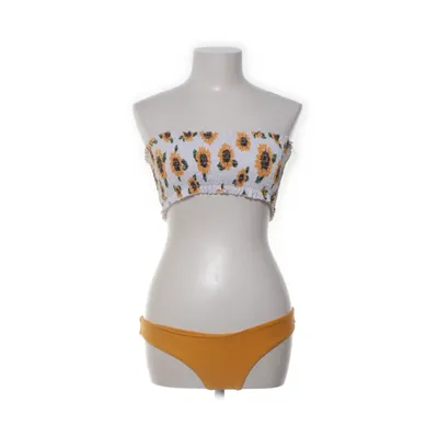 Bikini (Wit, Oranje) van Zaful Elastaan, Nylon