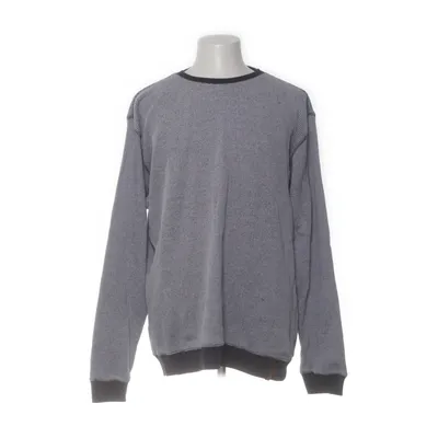 Collegetröja (Vit, Blå) från Knowledge Cotton Apparel Bomull