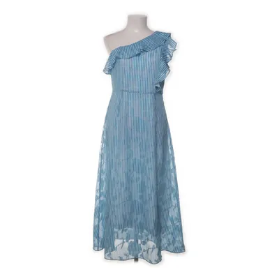 Robe de plage (Bleu, Blanc) de Lawrence Grey Polyester, Viscose