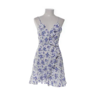 Omlottklänning (Vit, Flerfärgad) från Shein Elastan, Polyester
