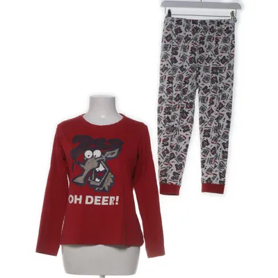 Pyjamas (Röd, Flerfärgad, Vit) från Softer Days Bomull